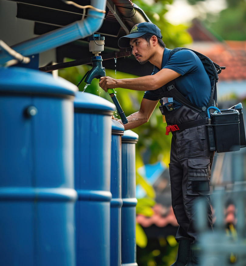 villa water tank cleaning